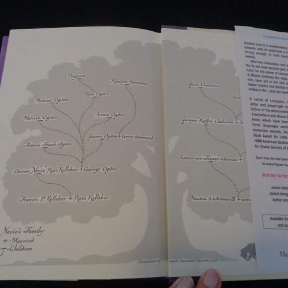 YA-YAS IN BLOOM BY REBECCA WELLS 2005 FIRST EDITION - Picture 10 of 11